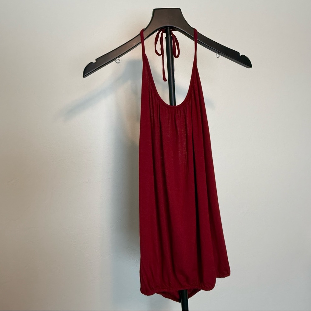 Urban Nomad Deep Red Halter Top Size Small / Medium - Picture 4 of 10